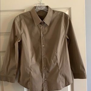 Prada Tapered Button Down Women’s Shirt Authentic